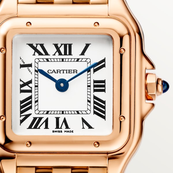 Panthère de Cartier 腕錶 小型款，石英機芯，18K玫瑰金