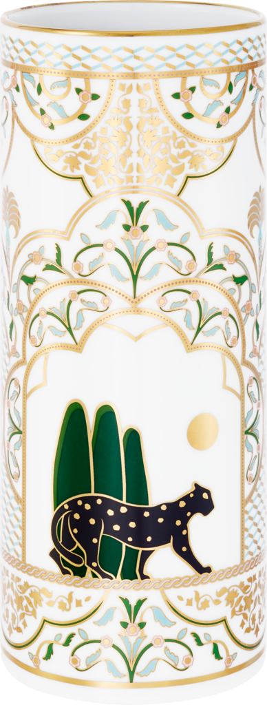 Panthère de Cartier 花瓶，中型款陶瓷