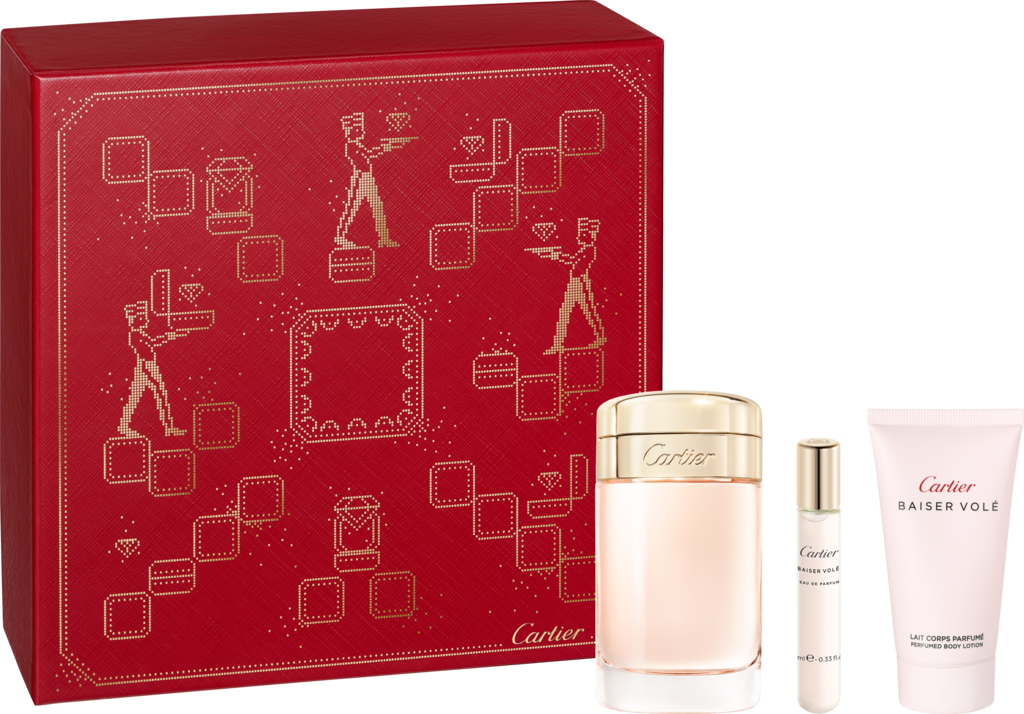 Baiser Volé 100 ml Eau de Parfum gift set with 50 ml Body Lotion and 10 ml Purse SprayGift set