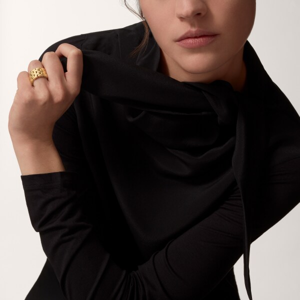 Maillon Panthère 戒指，五行款 18K黃金