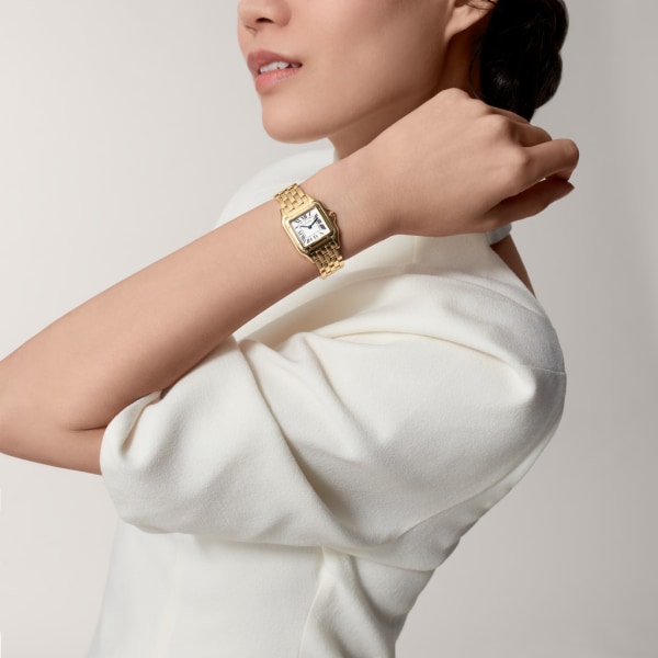 Panthère de Cartier 腕錶 中型款，石英機芯，18K黃金