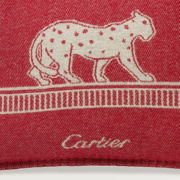 Panthère de Cartier 枕墊 美利奴羊毛及羊絨