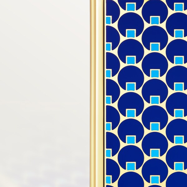 卡地亞 Nécessaires à Parfum - 藍色圓點圖案香水盒 香水精品