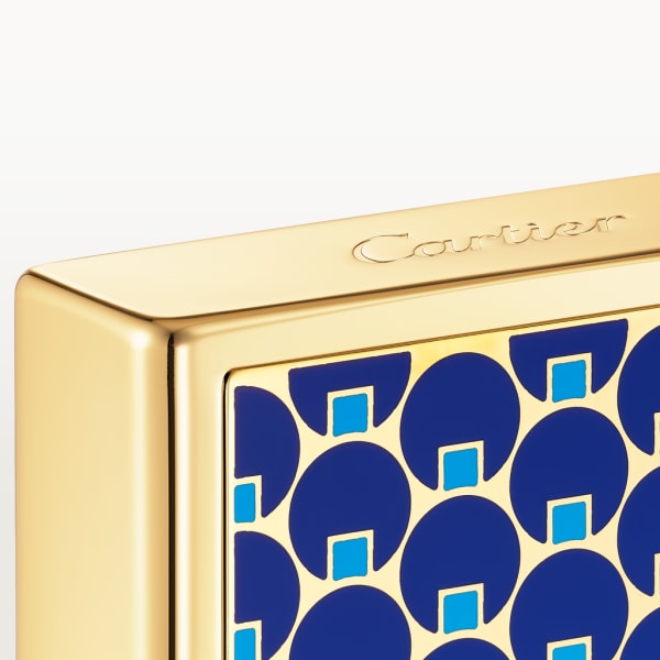 卡地亞 Nécessaires à Parfum - 藍色圓點圖案香水盒 香水精品