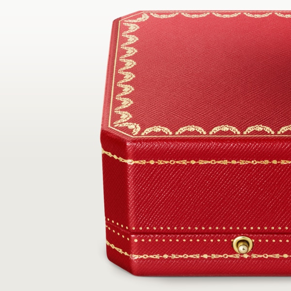 高級珠寶耳環 18K白色黃金，綠松石，凸圓形祖母綠，黑色亮漆，鑽石