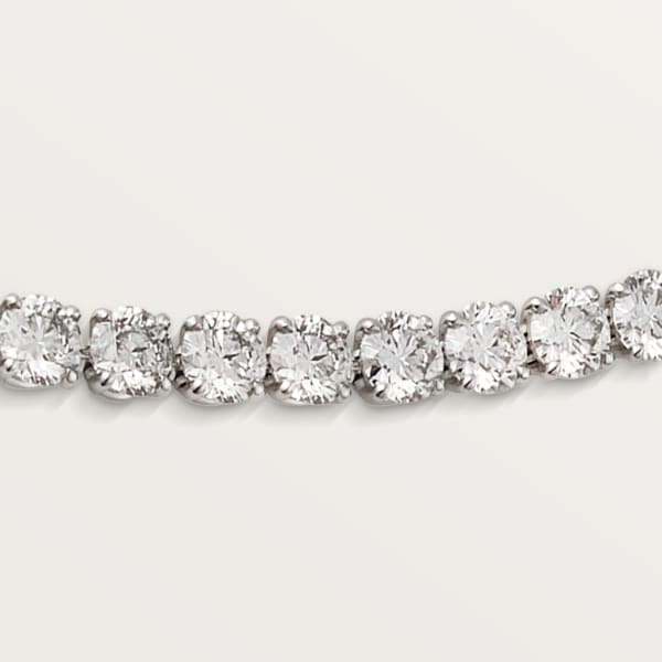 Essential Lines necklace Platinum, diamonds