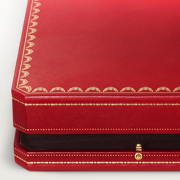 Panthère de Cartier 項鏈，鋪鑲鑽石 白色黃金，縞瑪瑙，祖母綠，鑽石