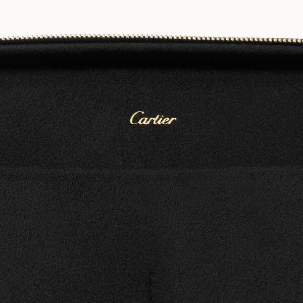 Diabolo de Cartier jewellery travel case Red calfskin