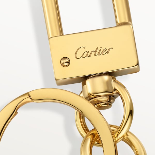 Diabolo de Cartier Panthère key ring Lacquered gold-finish metal
