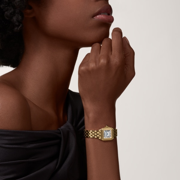 Panthère de Cartier 腕錶 小型款，石英機芯，18K黃金