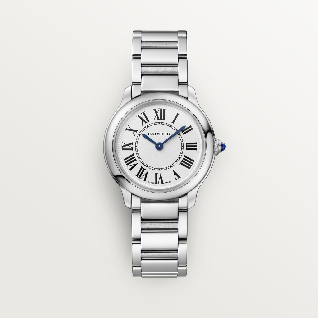 Ronde Must de Cartier watch29 mm, quartz movement, steel