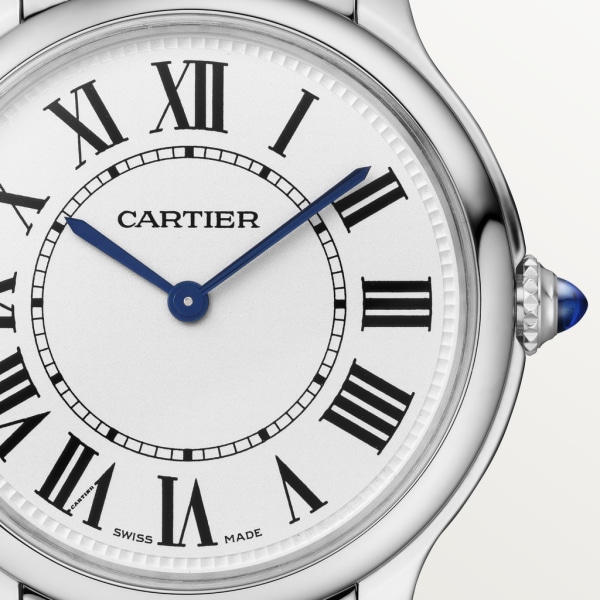 Ronde Must de Cartier watch 36 mm, quartz movement, steel