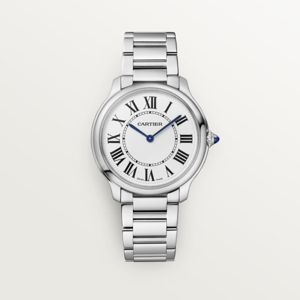 Ronde Must de Cartier 腕錶 36毫米，石英機芯，精鋼
