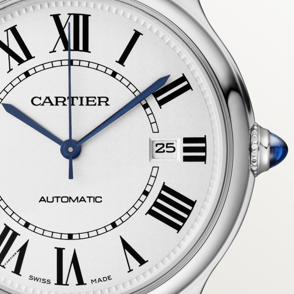 Ronde Must de Cartier watch 40 mm, automatic movement, steel