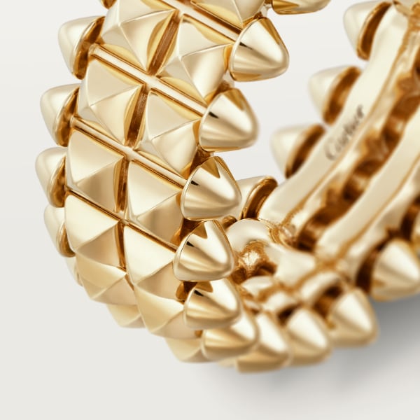 Clash de Cartier 戒指，雙行款  18K黃金