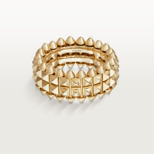 Clash de Cartier ring, double row - Yellow gold - CRB4238300
