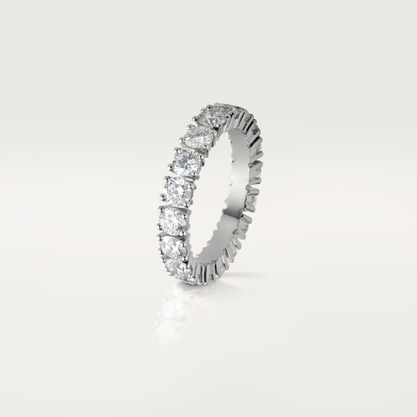 Cartier Destinée 結婚戒指 鉑金，鑽石