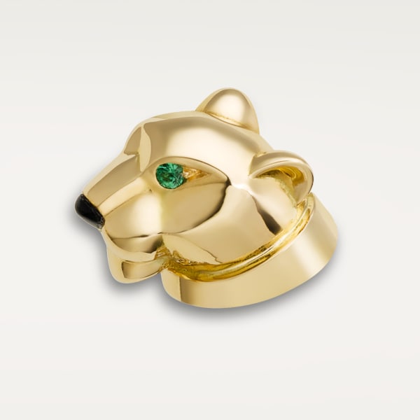Panthère de Cartier earrings Yellow gold, tsavorite garnets, onyx