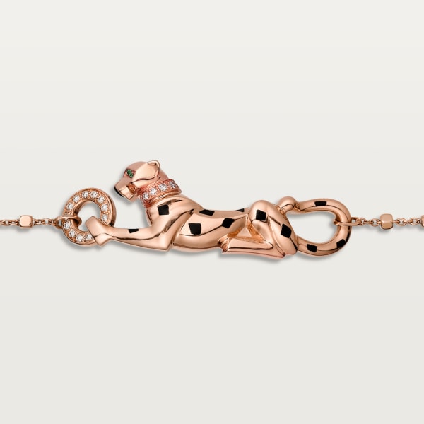 Panthère de Cartier bracelet Rose gold, tsavorite garnets, diamonds