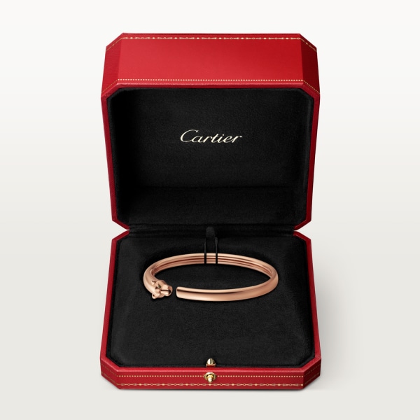 Panthère de Cartier bracelet Rose gold, onyx, tsavorite garnets