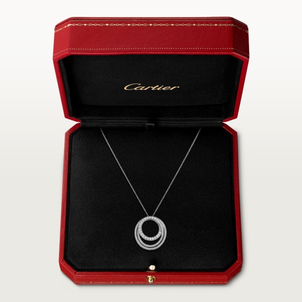 Etincelle de Cartier 項鏈 18K白色黃金，鑽石