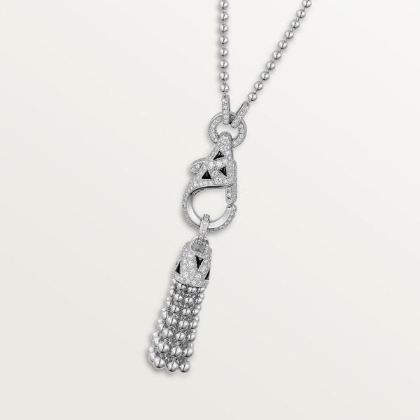 Panthère de Cartier necklace White gold, onyx, diamonds