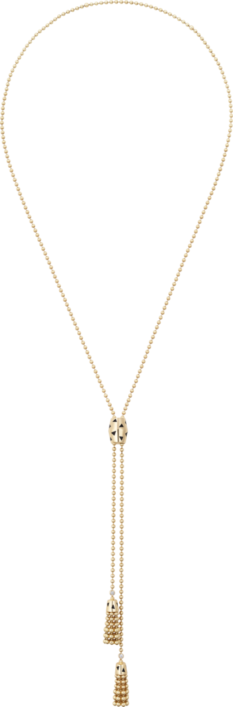 Panthère de Cartier necklaceYellow gold, black lacquer, diamond