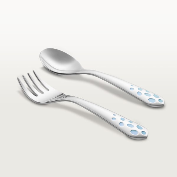 Cartier Baby panther cutlery set Metal and lacquer