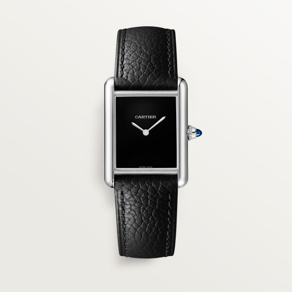 Tank Must 腕錶 大型款，石英機芯，精鋼，皮革