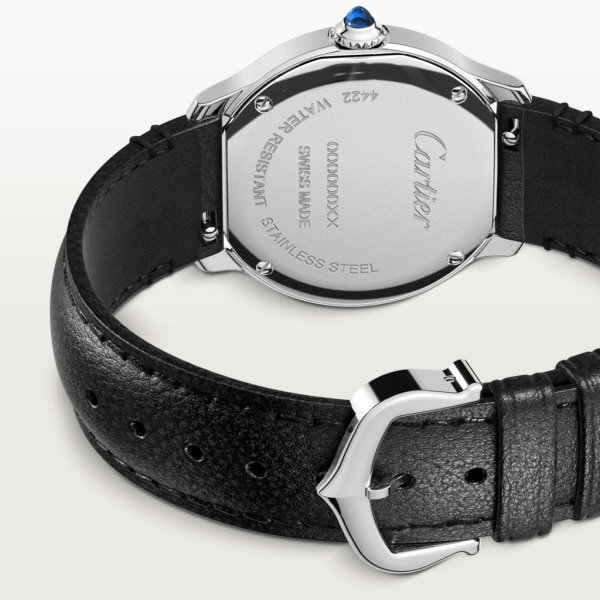 Ronde Must de Cartier 腕錶 29毫米，石英機芯，精鋼，非動物材質錶帶