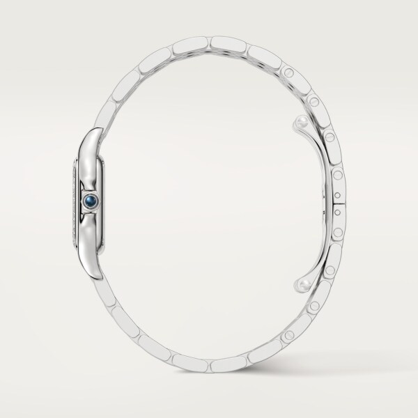 Panthère de Cartier 腕錶 小型款，石英機芯，精鋼，鑽石