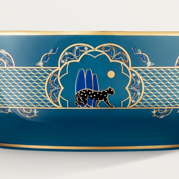 一套2個 Panthère de Cartier 碗 陶瓷