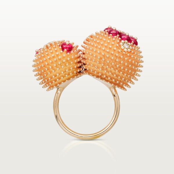 Cactus de Cartier ring Rose gold, spinels, diamonds