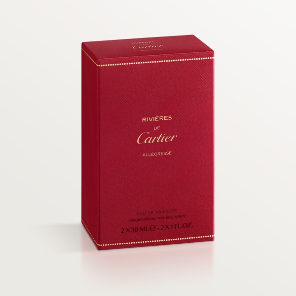 Les Nécessaires à Parfum Rivières de Cartier Allégresse 淡香水補充裝，2x30毫升 噴霧