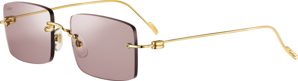 Signature C de Cartier Precious SunglassesRose gold, rose gold coated lenses