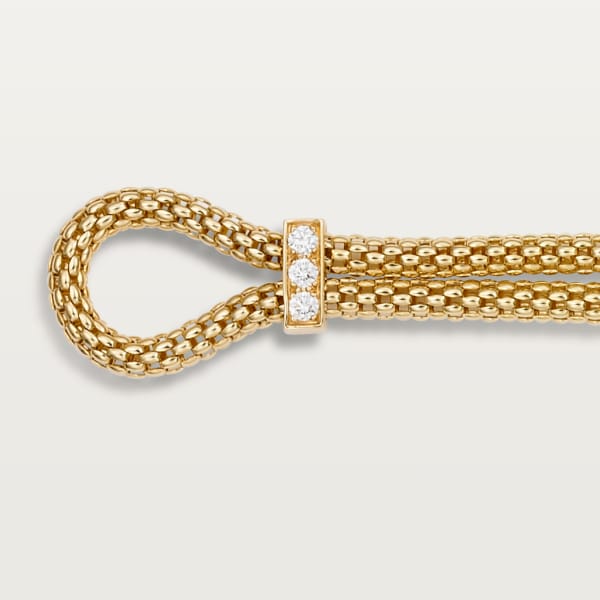 Panthère de Cartier bracelet Yellow gold, lacquer, diamonds, tsavorite garnets, onyx