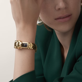 Panthère de Cartier 腕錶 38.2毫米，石英機芯，黃金，金屬錶鏈