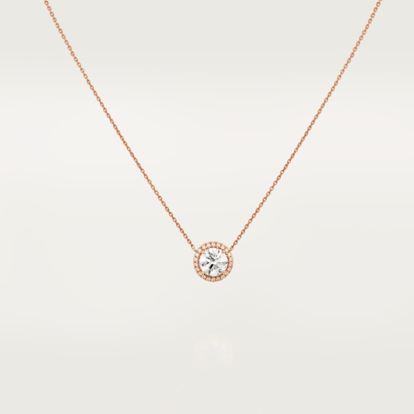 Cartier Destinée 項鏈 18K玫瑰金，鑽石