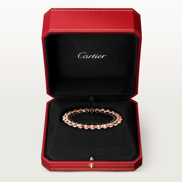 Clash de Cartier 手鐲 18K玫瑰金，縞瑪瑙