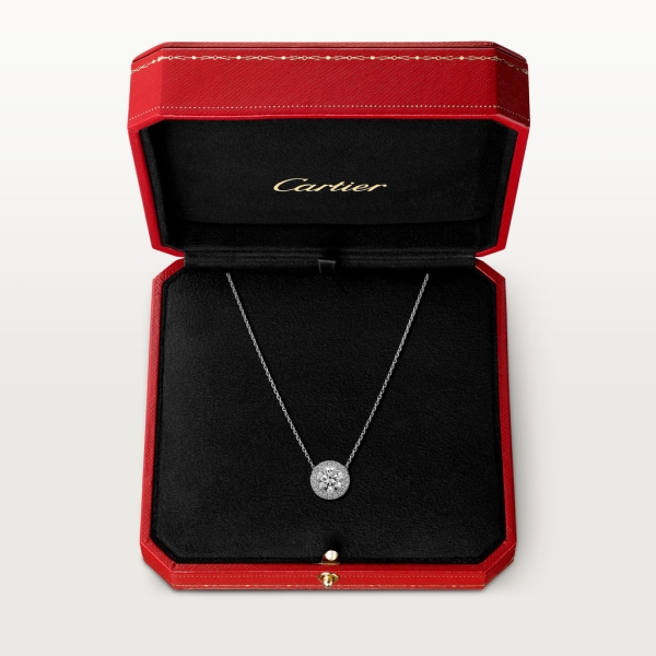 Cartier Destinée 項鏈 18K白色黃金，鑽石