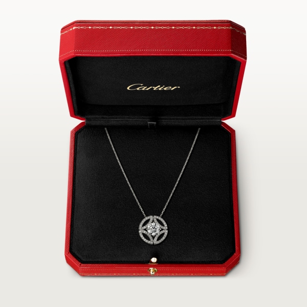 Galanterie de Cartier 項鏈 18K白色黃金，鑽石