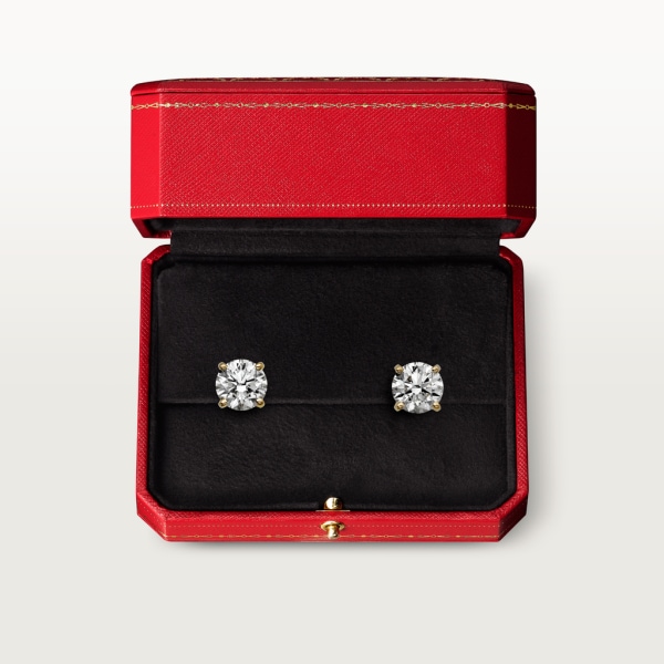 1895 earrings Yellow gold, diamonds