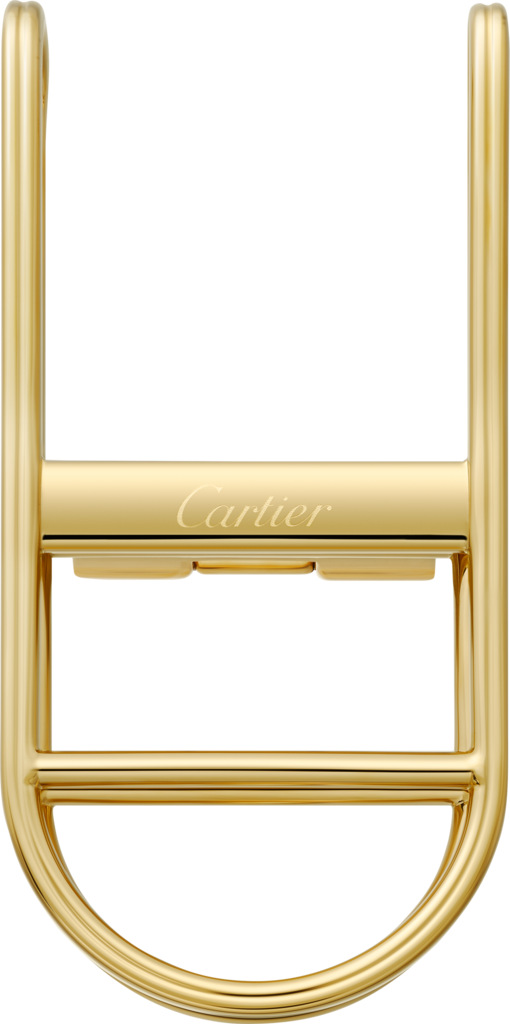 Vendôme Louis Cartier 鈔票夾精鋼，金色飾面金屬