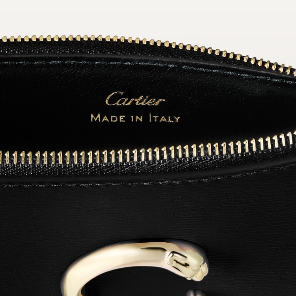 Panthère de Cartier 卡片夾 黑色小牛皮