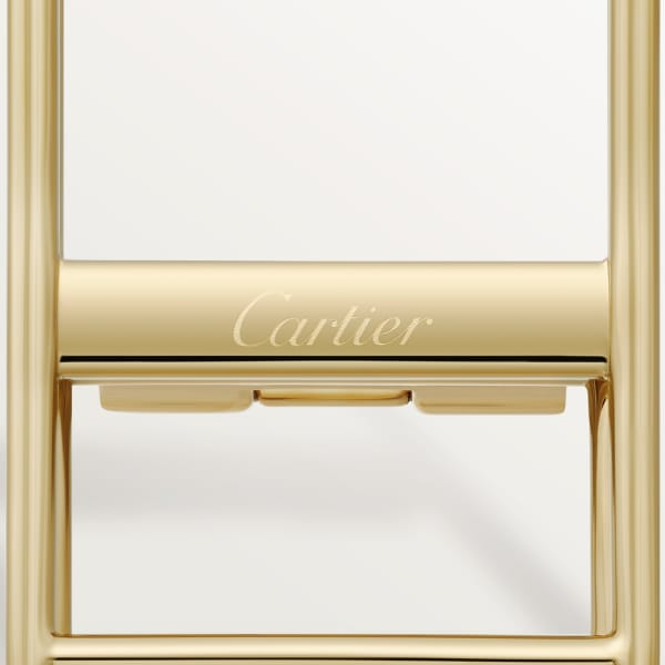 Vendôme Louis Cartier 鈔票夾 精鋼，金色飾面金屬