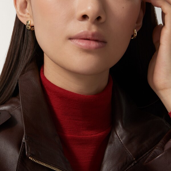 Panthère de Cartier earrings Yellow gold, lacquer 