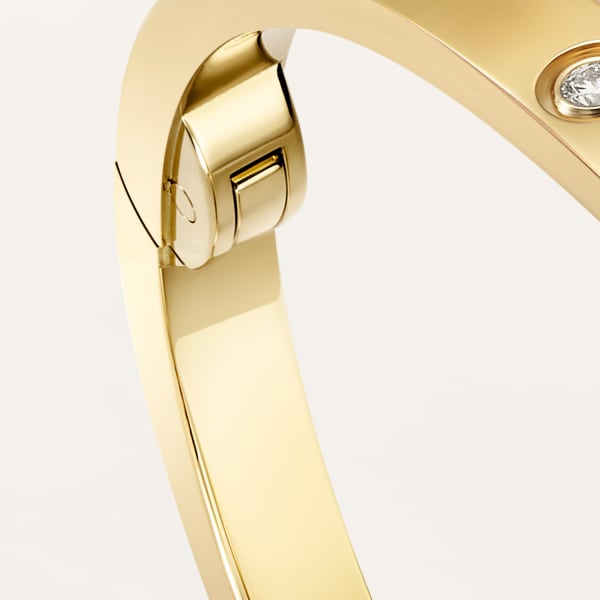 Love bracelet, small model, 10 diamonds Yellow gold, diamonds