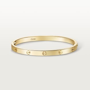 <span class='lovefont'>A </span> bracelet, medium model Yellow gold