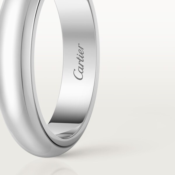 1895 結婚戒指，寬4毫米 鉑金