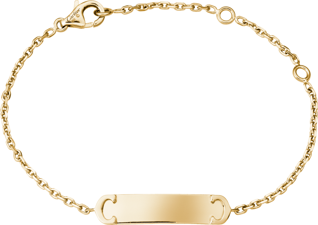 鏈環手鐲18K黃金